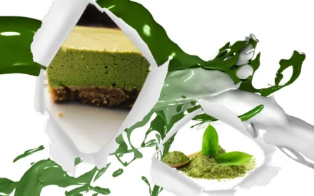 la ricetta salutare della matcha cheesecake al te verde salutare light