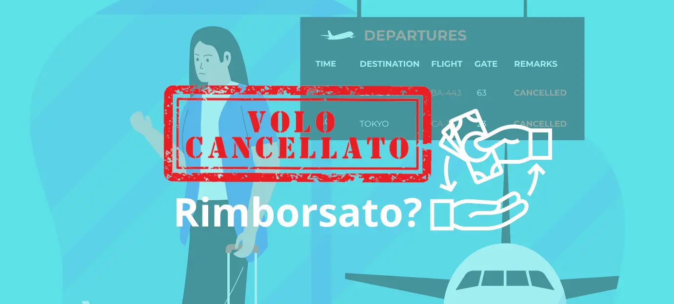 volo cancellato rimborsato rimborso cancellazione volo aereo cancellato diritti passeggeri diritto viaggiatore