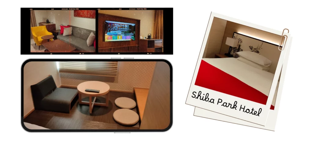 Le camere e le suite dello Shiba Park Hotel a Tokyo in Giappone