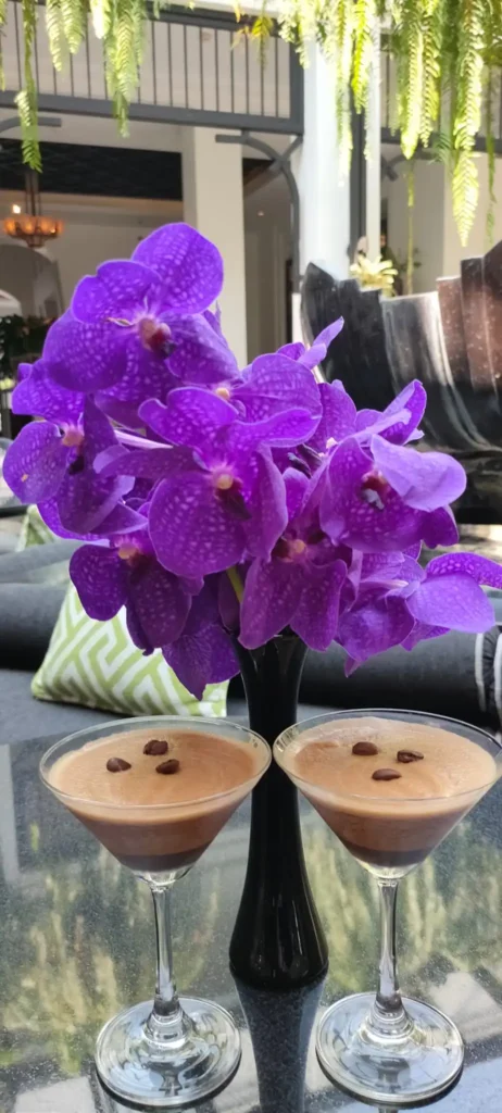 espresso Martini cocktail The Siam Hotel Bangkok